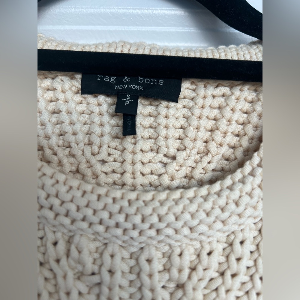 rag & bone Shane sweater vest Dove NWOT Size S - Picture 3 of 6